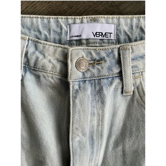 VERVET Ripped Crop Flare Jeans - Picture 10 of 13